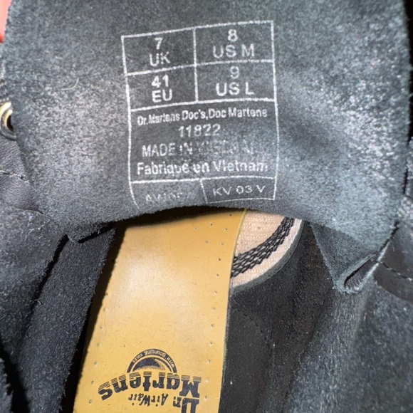 Dr. Marten 1460 Matte Black Lace Up Boot - Picture 6 of 6